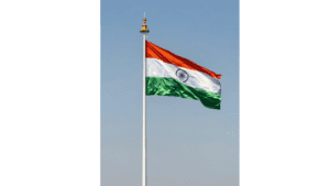 तिरंगा झंडा – 15 अगस्त 2025 स्वतंत्रता दिवस पर लाल किले पर फहराया गया