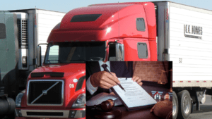 Truck accident lawyer in USA advising client after highway crash โ 2025 legal help