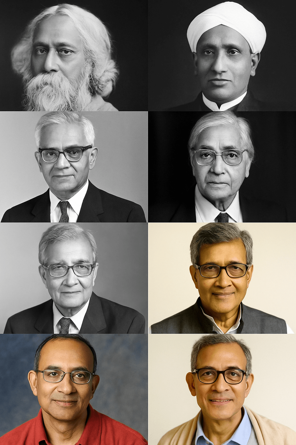 "Nobel Prize Medal with Indian Flag Background representing Indian Nobel Laureates"