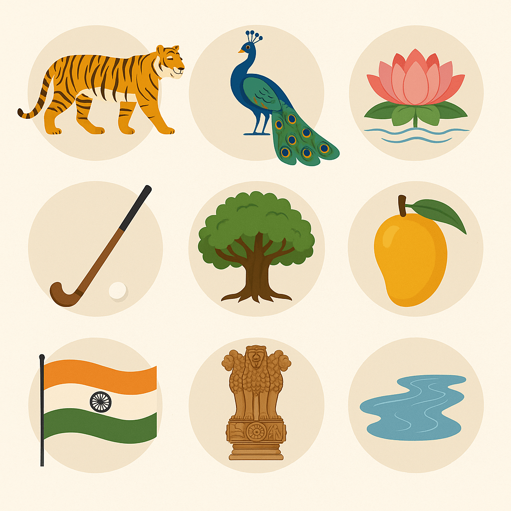 “भारत के राष्ट्रीय प्रतीकों की सूची (National Symbols of India)”