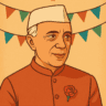 Children’s Day Jawaharlal Nehru Illustration – Chacha Nehru Image 2025